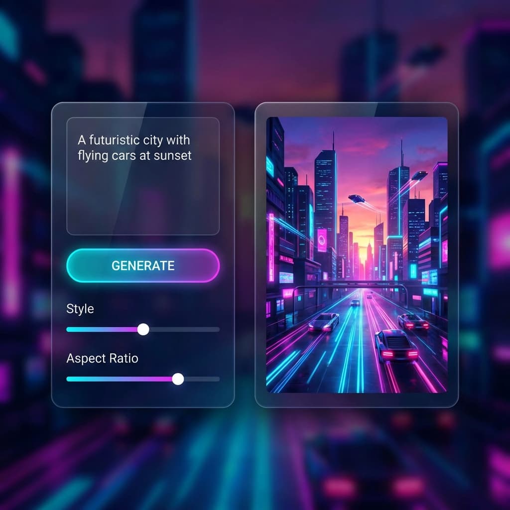 AI Image Generation Interface